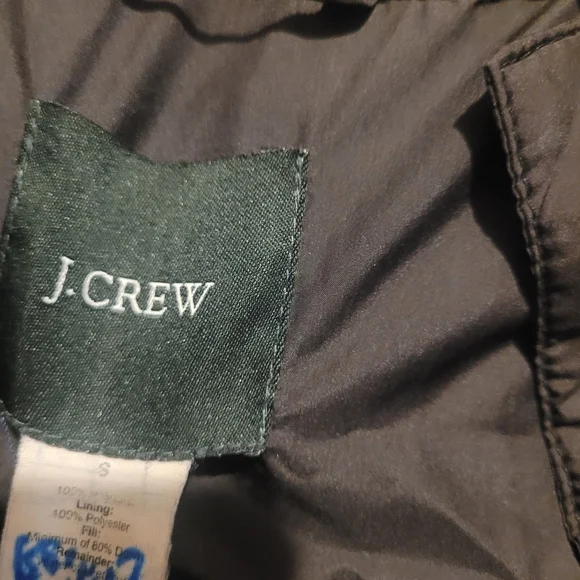J. Crew Long Puffer Dark Brown Womens size Small  MISSING BELT - Picture 8 of 12
